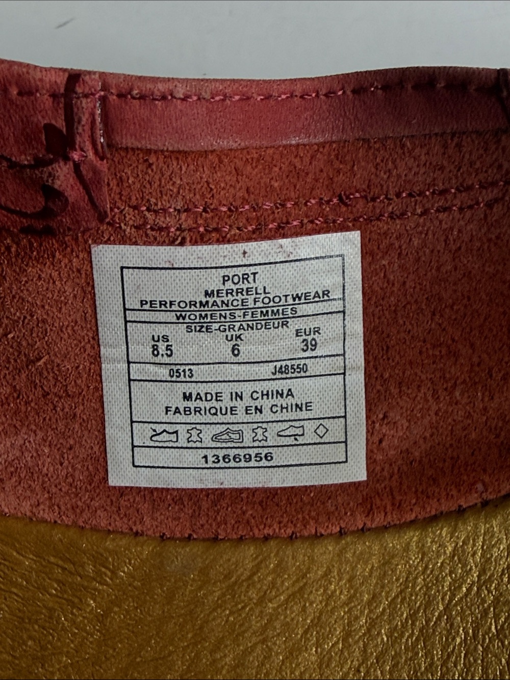 Merrell Women's Slip-On Flats in Deep Red size 8.5 - Picture 3 of 5